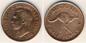 1/2 Penny 澳大利亚 青铜 