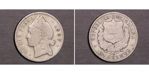 1/2 Peso Dominican Republic Silver 