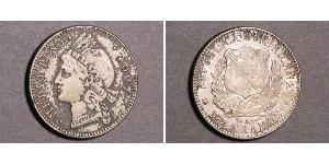 1/2 Peso 多明尼加 銀 