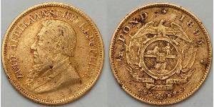 1/2 Pond / 1/2 Sovereign South Africa (1910 - ) Gold Paul Kruger (1825 - 1904)