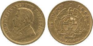 1/2 Pond / 1/2 Sovereign Afrique du Sud (1910 - ) Or Paul Kruger (1825 - 1904)