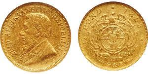 1/2 Pond / 1/2 Sovereign Afrique du Sud (1910 - ) Or Paul Kruger (1825 - 1904)