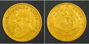 1/2 Pond / 1/2 Sovereign Sudafrica (1910 - ) Oro Paul Kruger (1825 - 1904)
