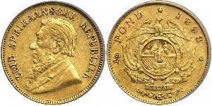1/2 Pond / 1/2 Sovereign Sudafrica (1910 - ) Oro Paul Kruger (1825 - 1904)