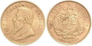 1/2 Pond / 1/2 Sovereign Sudafrica (1910 - ) Oro Paul Kruger (1825 - 1904)