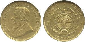 1/2 Pond / 1/2 Sovereign Sudafrica (1910 - ) Oro Paul Kruger (1825 - 1904)
