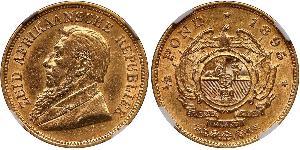 1/2 Pond / 1/2 Sovereign Sudafrica (1910 - ) Oro Paul Kruger (1825 - 1904)