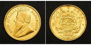 1/2 Pond / 1/2 Sovereign Sudafrica (1910 - ) Oro Paul Kruger (1825 - 1904)