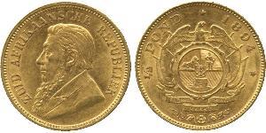 1/2 Pond / 1/2 Sovereign Sudafrica (1910 - ) Oro Paul Kruger (1825 - 1904)