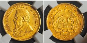 1/2 Pond / 1/2 Sovereign Sudafrica (1910 - ) Oro Paul Kruger (1825 - 1904)