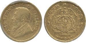 1/2 Pond / 1/2 Sovereign Sudáfrica (1910 - ) Oro Paul Kruger (1825 - 1904)