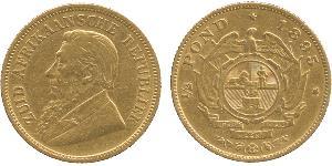 1/2 Pond / 1/2 Соверен Южно-Африканская Республика (1910 - ) Золото Крюгер, Пауль (1825 - 1904)