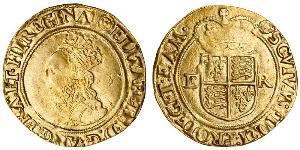 1/2 Pound Königreich England (927-1649,1660-1707) Gold Elizabeth I (1533-1603)