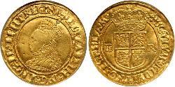 1/2 Pound 英格兰王国 金 Elizabeth I (1533-1603)