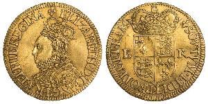 1/2 Pound 英格兰王国 金 Elizabeth I (1533-1603)