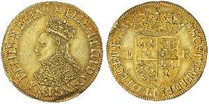 1/2 Pound 英格兰王国 金 Elizabeth I (1533-1603)