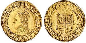 1/2 Pound 英格兰王国 金 Elizabeth I (1533-1603)