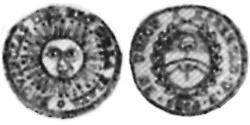 1/2 Real Provinces-Unies du Río de la Plata (1810 -1831) Argent 