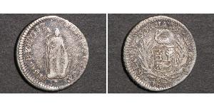 1/2 Real Pérou Argent 