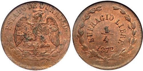 1/2 Real United Mexican States (1867 - ) Copper 