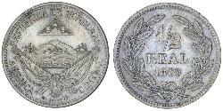 1/2 Real Honduras (1821 - ) Kupfer/Nickel 