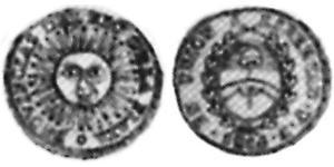 1/2 Real Vereinigte Provinzen des Río de la Plata (1810 -1831) Silber 