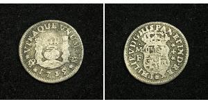1/2 Real 新西班牙總督轄區 (1535 - 1821) 銀 
