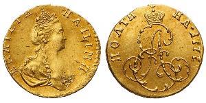 1/2 Rublo / 1 Poltina Imperio ruso (1720-1917) Oro Catalina II (1729-1796)