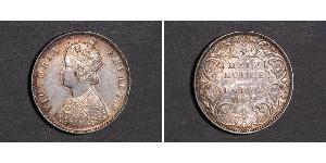 1/2 Rupee Britisch-Indien (1858-1947) Silber Victoria (1819 - 1901)