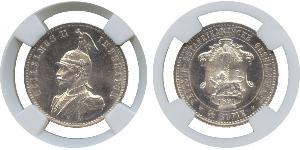 1/2 Rupee Deutsch-Ostafrika (1885-1919) Silber 