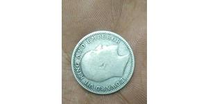 1/2 Rupee British Raj (1858-1947) Silver Edward VII (1841-1910)