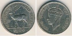 1/2 Rupee 毛里求斯 (1968 - ) 镍/銅 