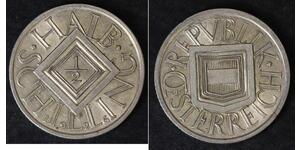 1/2 Shilling First Austrian Republic (1918-1934) Silver 