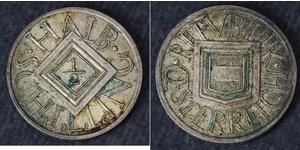 1/2 Shilling 奥地利第一共和国 (1919 - 1934) 銀 
