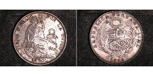 1/2 Sol Perù Argento 
