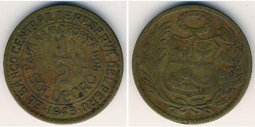 1/2 Sol Peru Bronze 