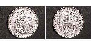 1/2 Sol Peru Silber 