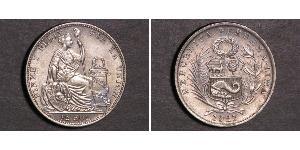 1/2 Sol Peru Silber 