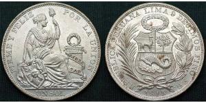 1/2 Sol Peru Silver 
