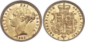 1/2 Sovereign Australia (1788 - 1939) Gold Victoria (1819 - 1901)