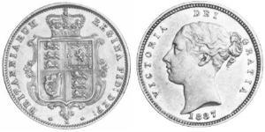 1/2 Sovereign Australia (1788 - 1939) Gold Victoria (1819 - 1901)