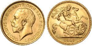 1/2 Sovereign Australien (1788 - 1939) Gold George V (1865-1936)