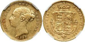 1/2 Sovereign Australien (1788 - 1939) Gold Victoria (1819 - 1901)