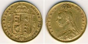1/2 Sovereign United Kingdom Gold Victoria (1819 - 1901)