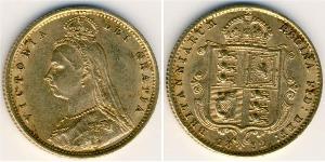 1/2 Sovereign United Kingdom Gold Victoria (1819 - 1901)
