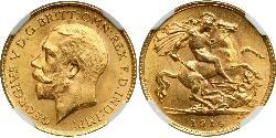 1/2 Sovereign United Kingdom of Great Britain and Ireland (1801-1922) Gold George V of the United Kingdom (1865-1936)