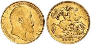1/2 Sovereign United Kingdom of Great Britain and Ireland (1801-1922) Gold Edward VII (1841-1910)