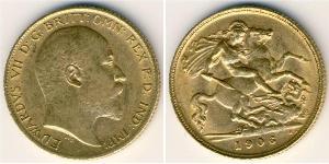 1/2 Sovereign United Kingdom of Great Britain and Ireland (1801-1922) Gold Edward VII (1841-1910)