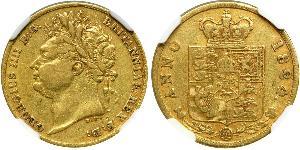 1/2 Sovereign United Kingdom of Great Britain and Ireland (1801-1922) Gold George IV (1762-1830)