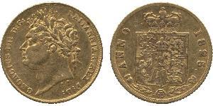 1/2 Sovereign United Kingdom of Great Britain and Ireland (1801-1922) Gold George IV (1762-1830)